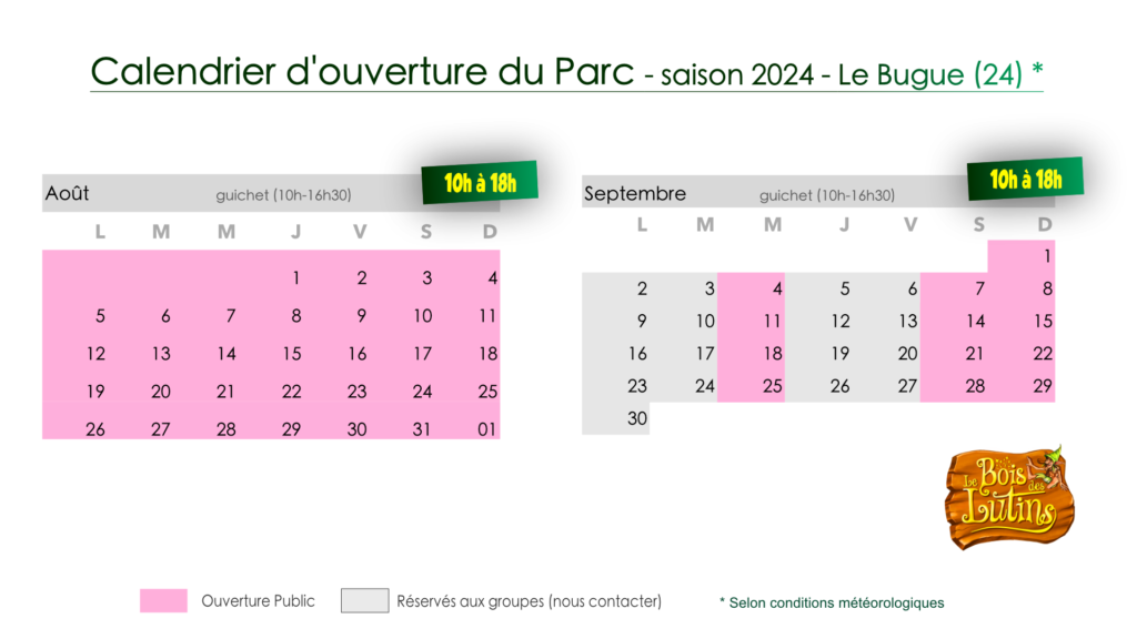 Calendrier Aout-Sept